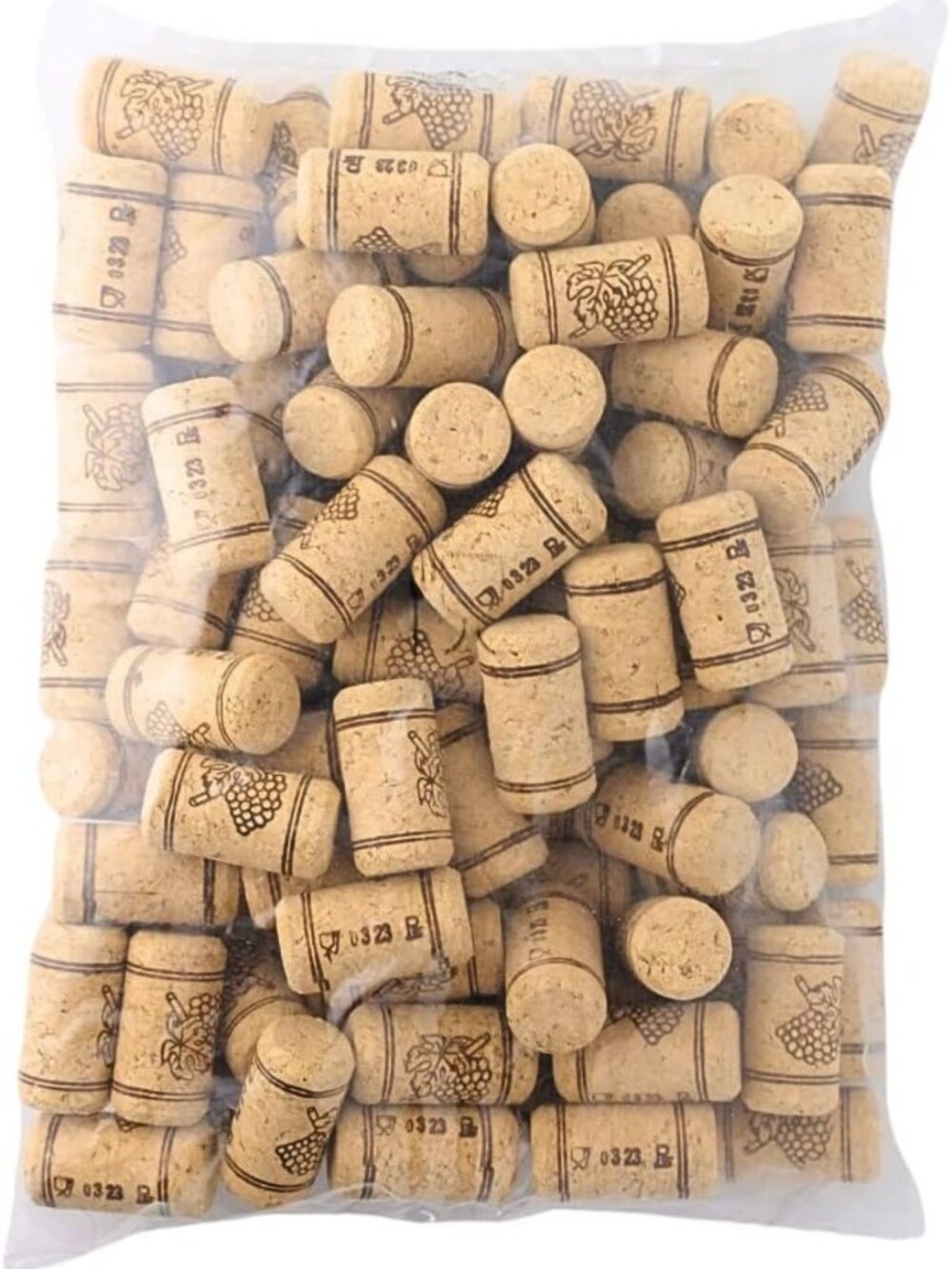 100 Straight Wine Corks #9 for Bottles | 15/16 x 1 3/4 Beige Stoppers | Reliable